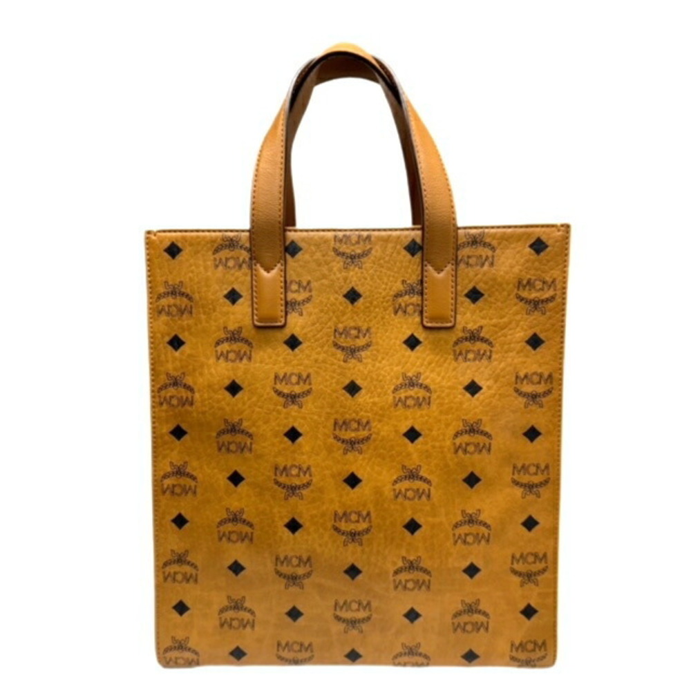 Mcm Small Tote Visetos 2way Aren Bag